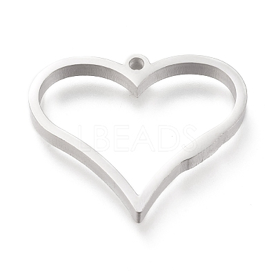 Non-Tarnish 304 Stainless Steel Open Back Bezel Pendants STAS-K208-06P-A-1