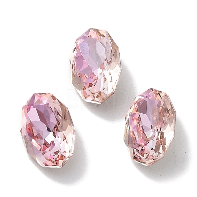 Glass Rhinestone Cabochons RGLA-G020-02B-D508-1