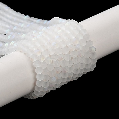 Transparent Glass Beads Strands EGLA-A044-T2mm-MB19-1