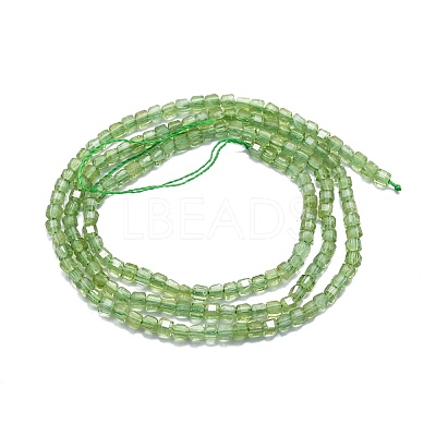 Natural Green Apatite Beads Strands G-P457-B01-12-1