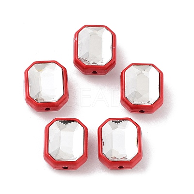 Spray Painted Alloy Bead PALLOY-H134-29A-1