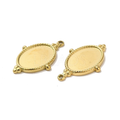 Ion Plating(IP) 304 Stainless Steel Pendant Cabochon Settings X-STAS-L020-036G-1