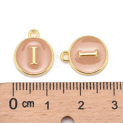 Golden Plated Alloy Enamel Charms X-ENAM-S118-06I-1