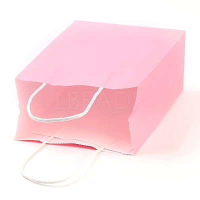 Pure Color Kraft Paper Bags AJEW-G020-D-11-1