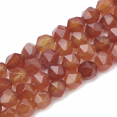 Natural Carnelian Beads Strands G-S332-8mm-005-1