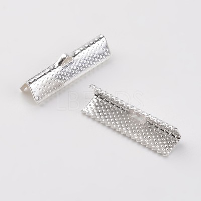Iron Ribbon Crimp Ends E182Y-S-1