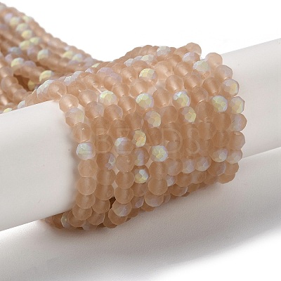 Imitation Jade Glass Beads Strands EGLA-A034-T3mm-MB20-1