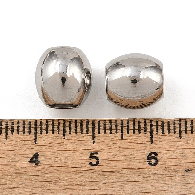 Tarnish Resistant 304 Stainless Steel European Beads LS-STAS-E034-4-1