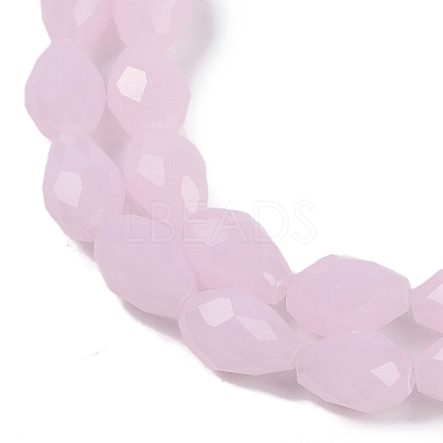 Electroplate Imitation Jade Glass Beads Strands LS-EGLA-N013-J8mm-D01-1