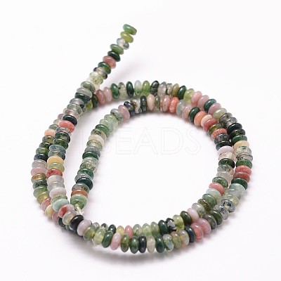 Natural Indian Agate Beads Strands G-N0173-04-2x4mm-1