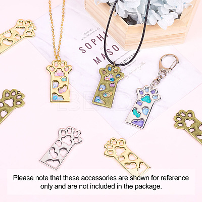 Open Back Bezel Pendants X-PALLOY-TAC0010-08AB-1