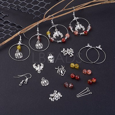 DIY Halloween Style Earring Making DIY-X0098-97-1