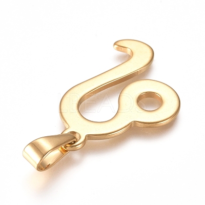 304 Stainless Steel Pendants STAS-L210-06D-G-01-1