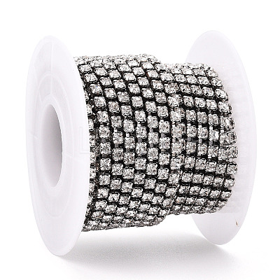 Iron Rhinestone Strass Chains CH-YW0003-01C-NF-1