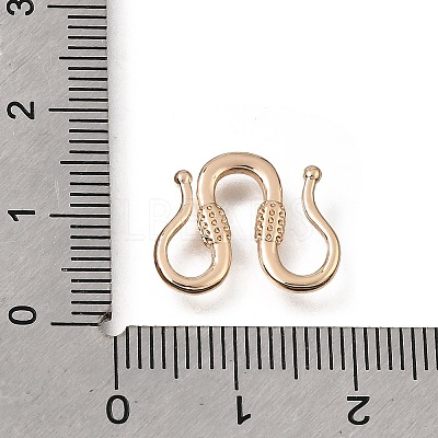 Brass M-Hook Clasps KK-CBA0DF0-14E-KCG-1