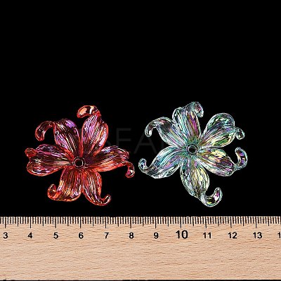 Transparent Acrylic Beads X-MACR-K358-06A-1