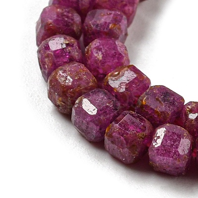 Natural Ruby Beads Strands G-P457-B01-36B-1