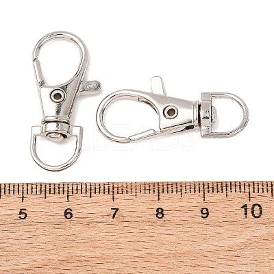 Alloy Swivel Lobster Claw Clasps E168-1
