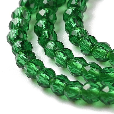 Transparent Glass Beads Strands GLAA-H021-03-16-1