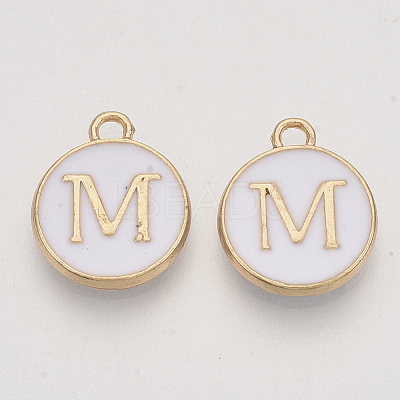 Golden Plated Alloy Charms X-ENAM-S118-01M-1