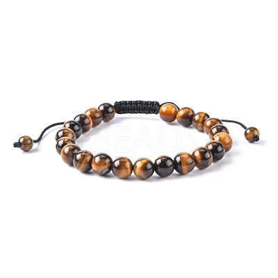 Adjustable Nylon Cord Braided Bead Bracelets BJEW-F308-55E-1