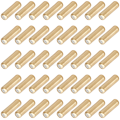 100Pcs Brass Stick Pin End Caps FIND-SC0021-13G-1