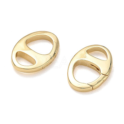 Brass Gate Ring Clasp
s KK-CBA50B0-40G-1