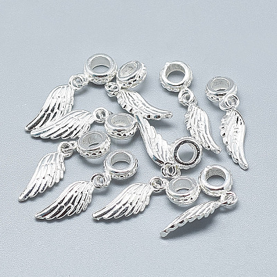 925 Sterling Silver European Dangle Charms STER-T002-67S-1