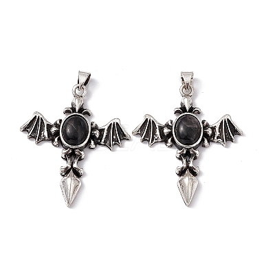Natural Hypersthene Pendants KK-A173-05AS-06-1