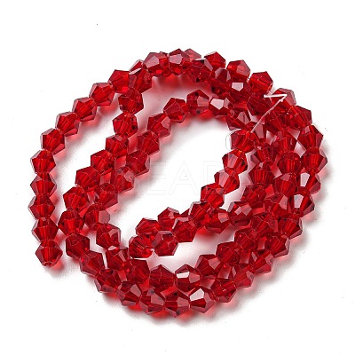 Transparent Glass Beads Strands EGLA-A039-T4mm-D27-1