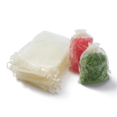 Organza Gift Bags with Drawstring OP-R016-10x15cm-19-1