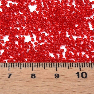 15/0 Transparent Czech Glass Seed Beads SEED-N004-004-27-1