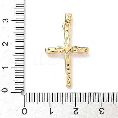 Brass Micro Pave Cubic Zirconia Pendants KK-A281-26E-G-1