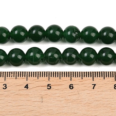 Dyed Natural White Jade Imitation Malaysia Jade Beads Strands G-C270-B01-8mm-1