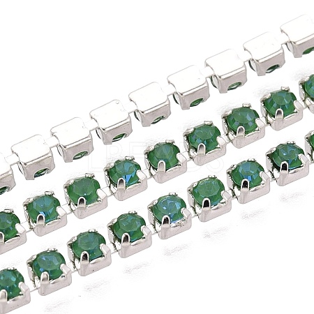 Iron Rhinestone Cup Chains CH-T006-01A-09-1
