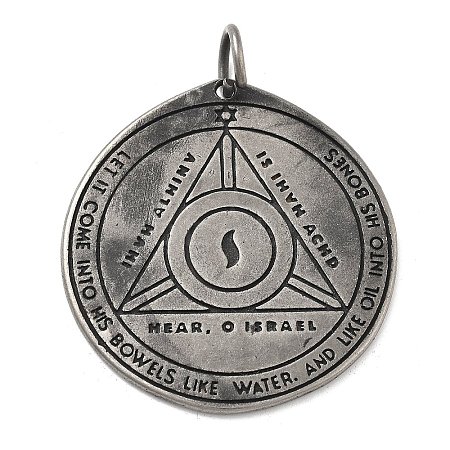 304 Stainless Steel Pendants STAS-V008-22AS-03-1