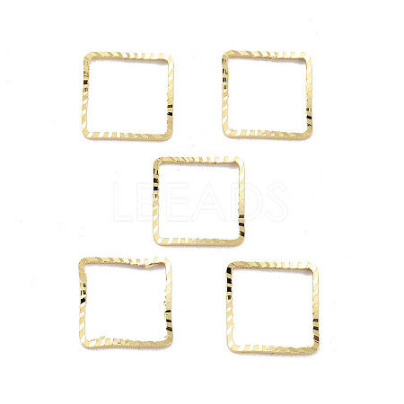 Brass Beads Frames KK-M288-01G-C-1