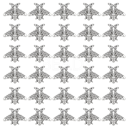 40Pcs Alloy Bees Lapel Pin Backs JEWB-GO0001-21AS-1