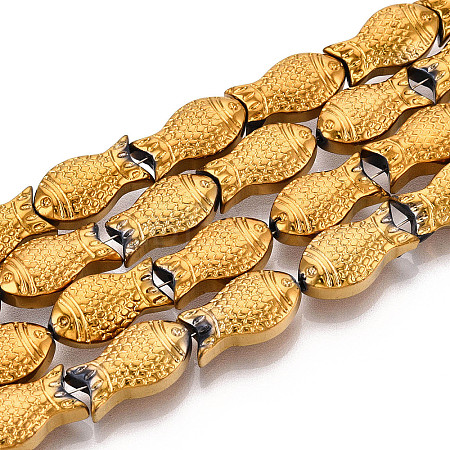 Electroplate Glass Beads Strands X1-EGLA-T025-03G-1