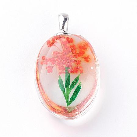 Glass Pendants GGLA-Q047-15C-1