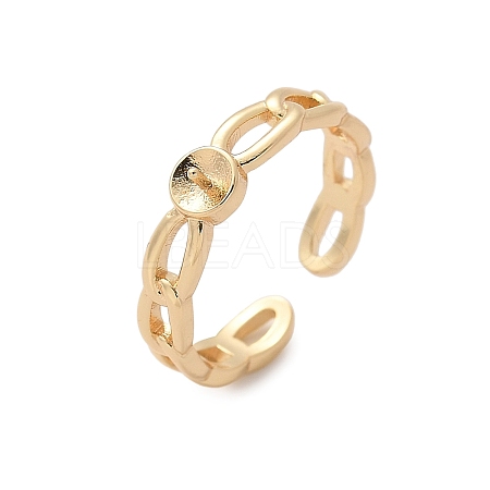 Brass Cuff Ring Setting KK-A244-02B-G-1