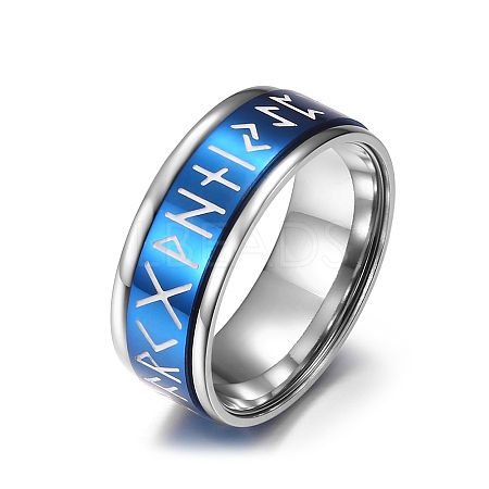Luminous Stainless Steel Rings for Men PW-WG58780-03-1