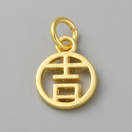 Alloy Pendants with Chinese Characters LS-FIND-WH0159-63G-27-1