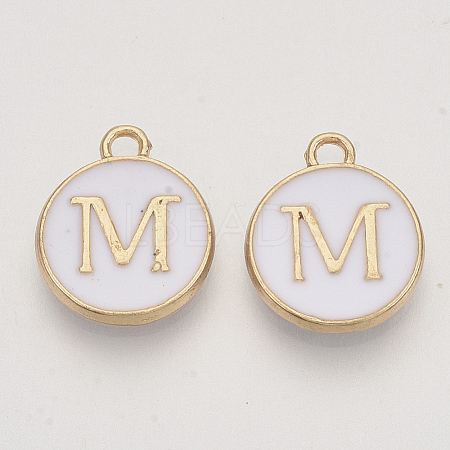 Golden Plated Alloy Charms X-ENAM-S118-01M-1