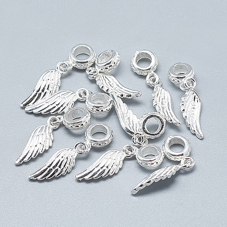 925 Sterling Silver European Dangle Charms STER-T002-67S-1