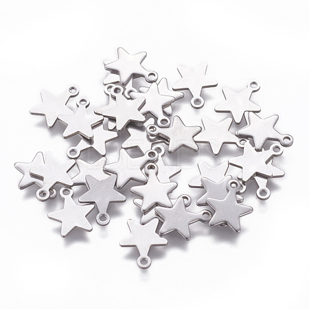 Tarnish Resistant 304 Stainless Steel Charms STAS-L234-069P-1