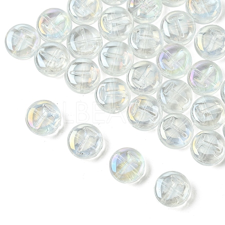 Electroplate Glass Beads EGLA-YW0005-01T-1
