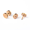 Flat Round 304 Stainless Steel Barbell Cartilage Earrings X-EJEW-L164-05G-1