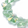 Electroplate Glass Beads EGLA-Q091-14mm-B12-3