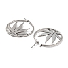 304 Stainless Steel Hoop Earrings EJEW-P271-05P-2